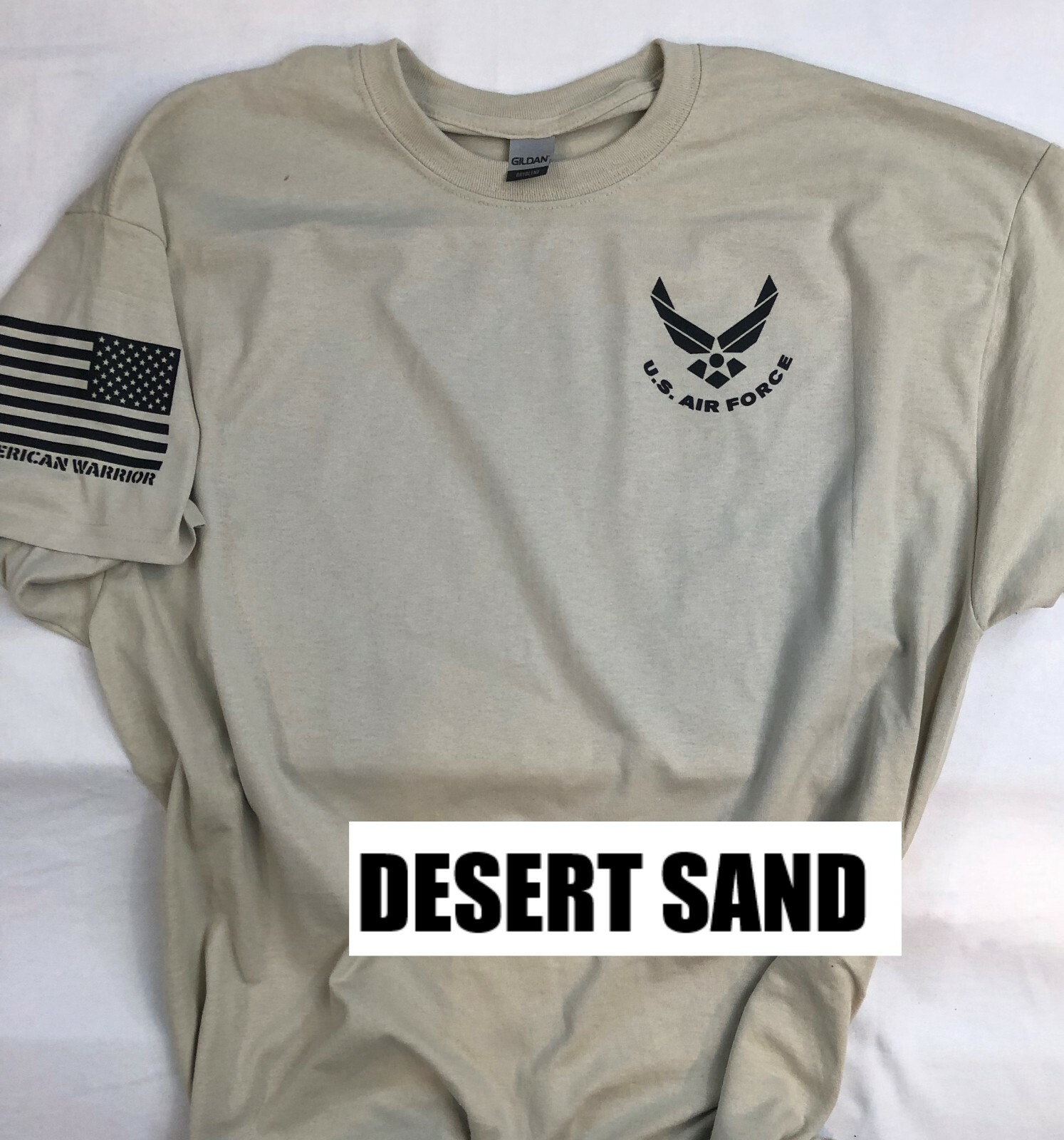 Air Force Military T-shirt With DD-214 Alumni USAF Chest Logo 188G