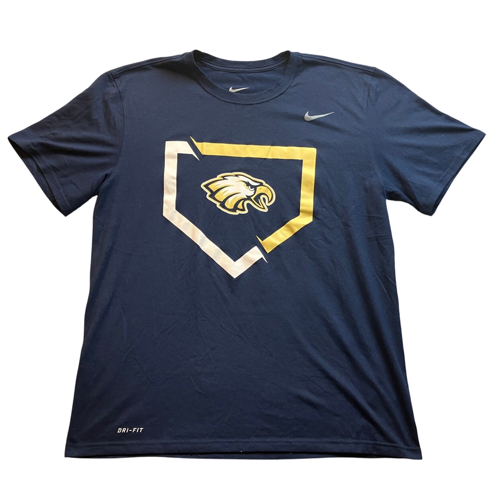 Eagles Nike Shirt Mens Large College Baseball Logo Athleisure Workout
