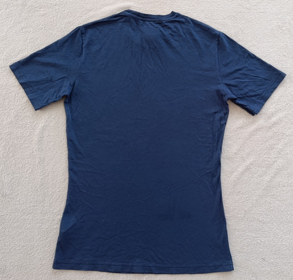Vivienne Westwood mens RARE Navy Blue Floral Big Logo T-Shirt size S