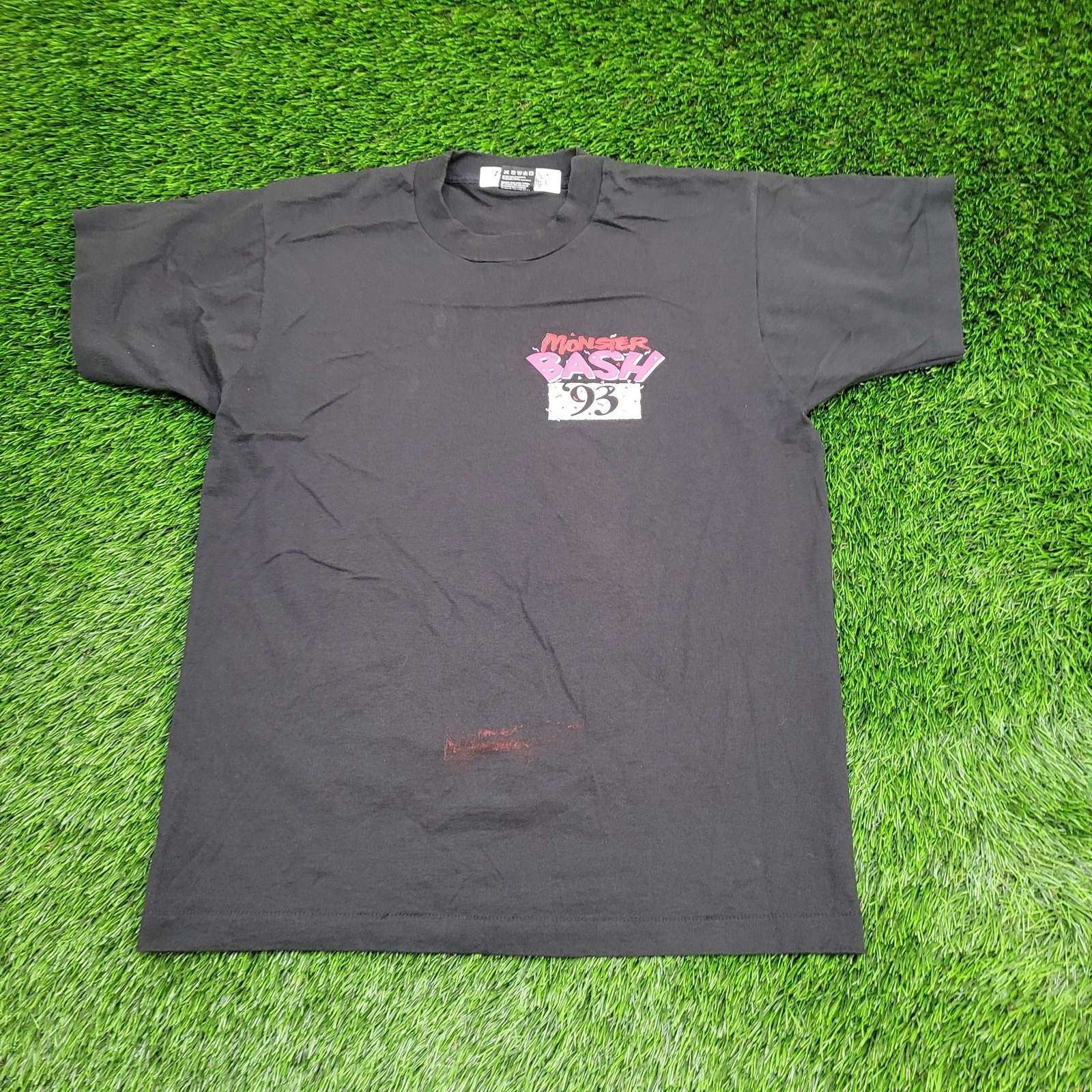 Vintage 1993 Monster Bash Shirt Large 21×27 USA