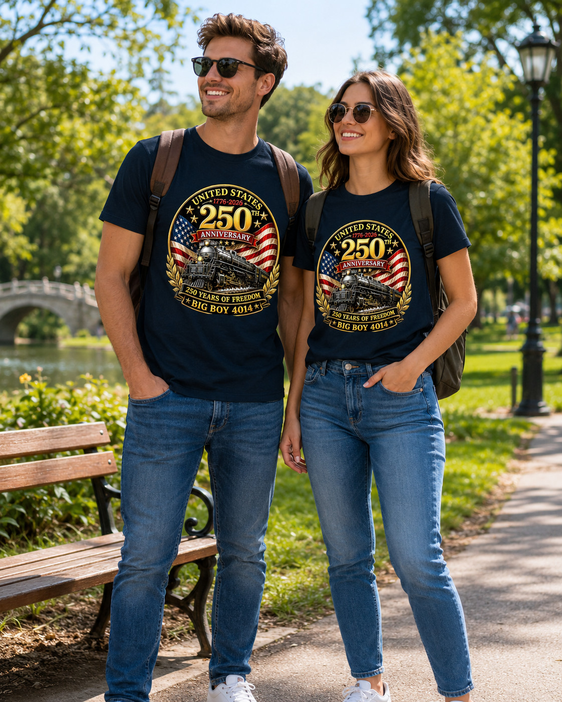 Big Boy 4014 Vintage 250 Steam Locomotive Railroad Train T-Shirt