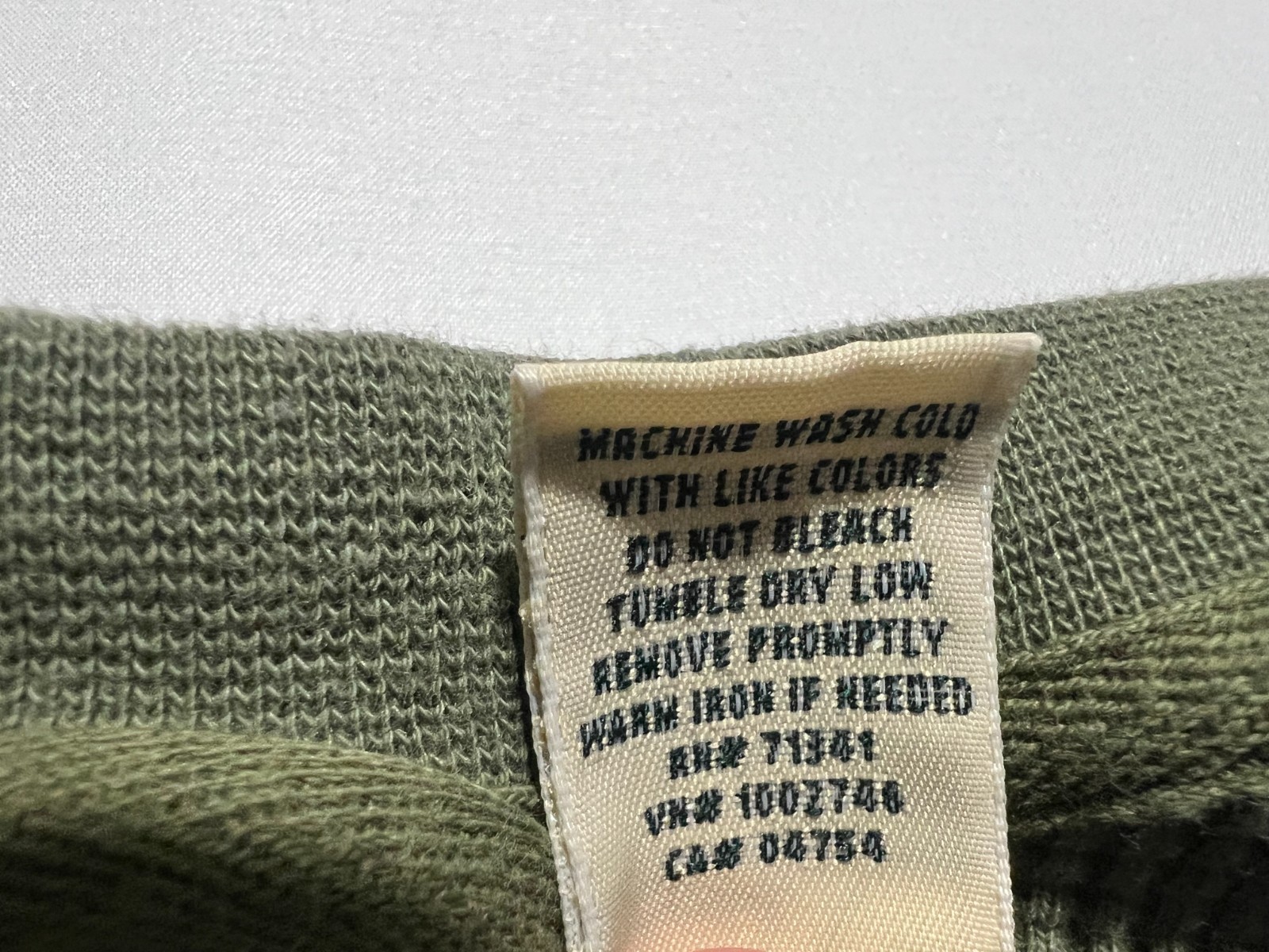 LL Bean Thermal Henley Shirt Mens 3XLT Green Chunky Waffle Knit Y2K Big & Tall