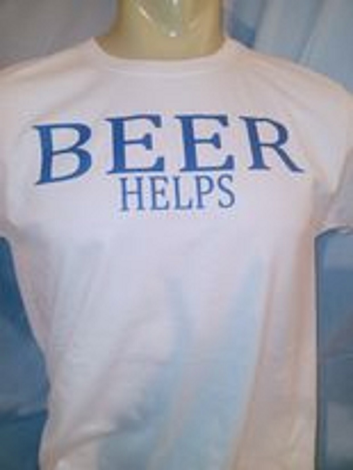 Beer Helps Funny Custom Created Tshirt NEW S M L XL 2XL 3XL 4XL Trending