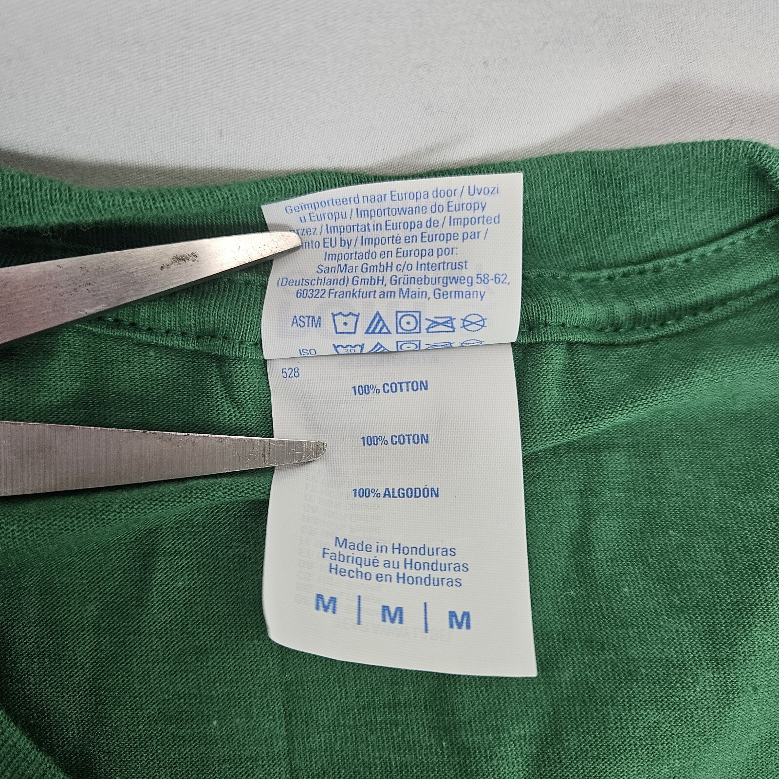Men Team Sports Winners Wear Green T-Shirt Color Green Sz M