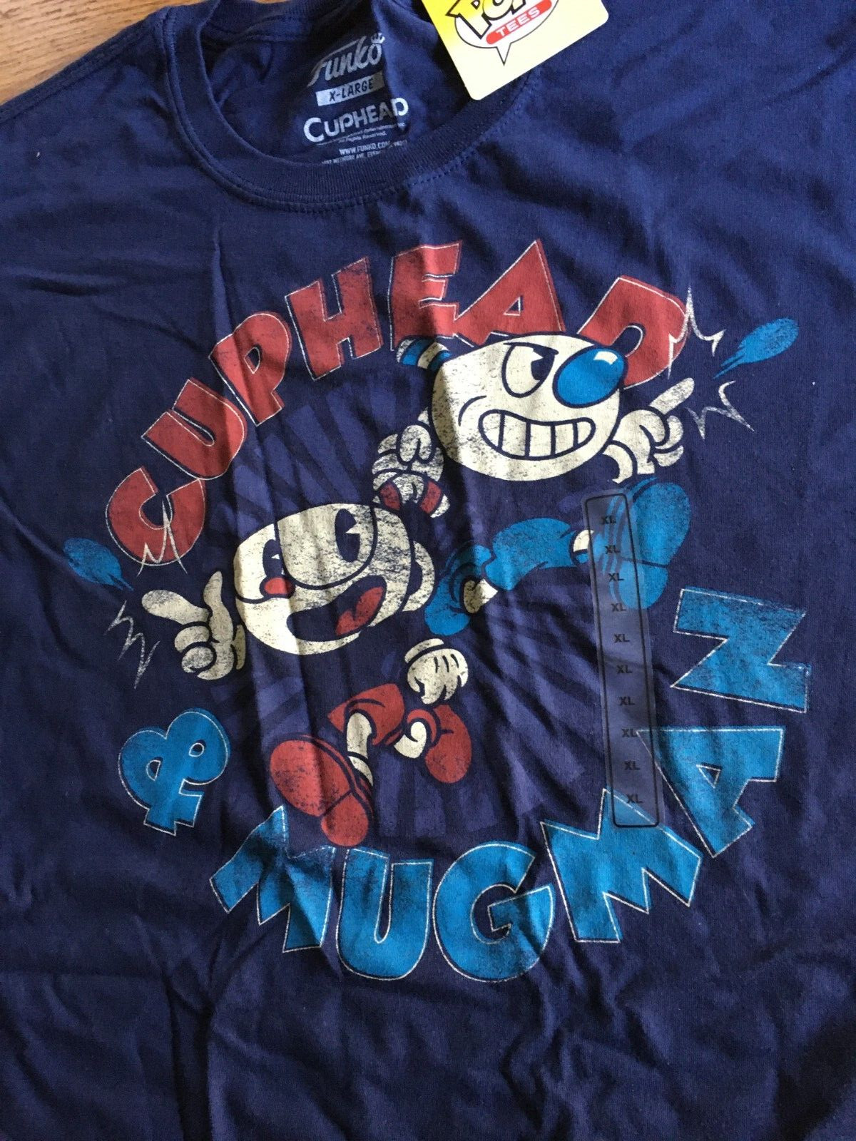Funko Cuphead & Mugman Graphic Video Game T-Shirt S M L XL 2XL NWT New With Tags