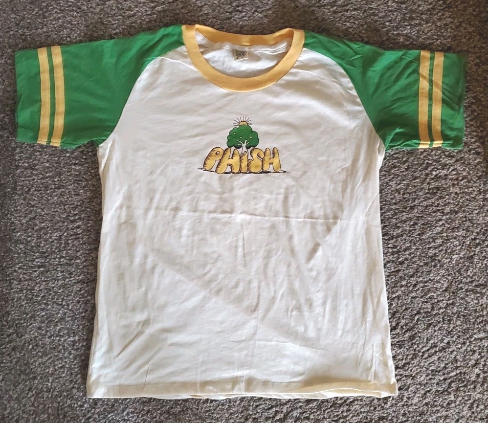 XL Phish Fruit Tree of Life Camp Collection Green Beige Lemon T-Shirt FREE SH