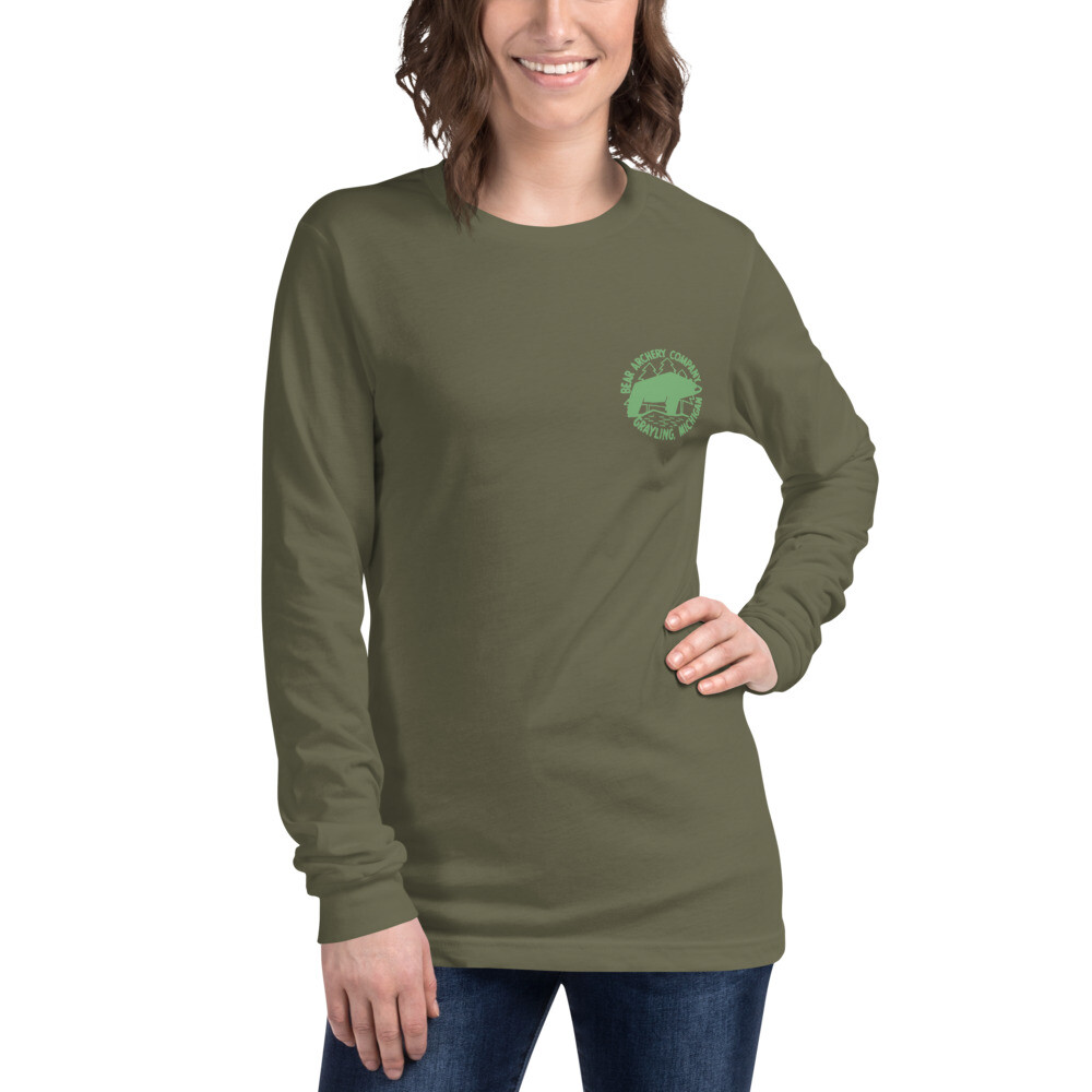 Long Sleeve Vintage Bear Archery Traditional Recurve Bow Hunting Grayling