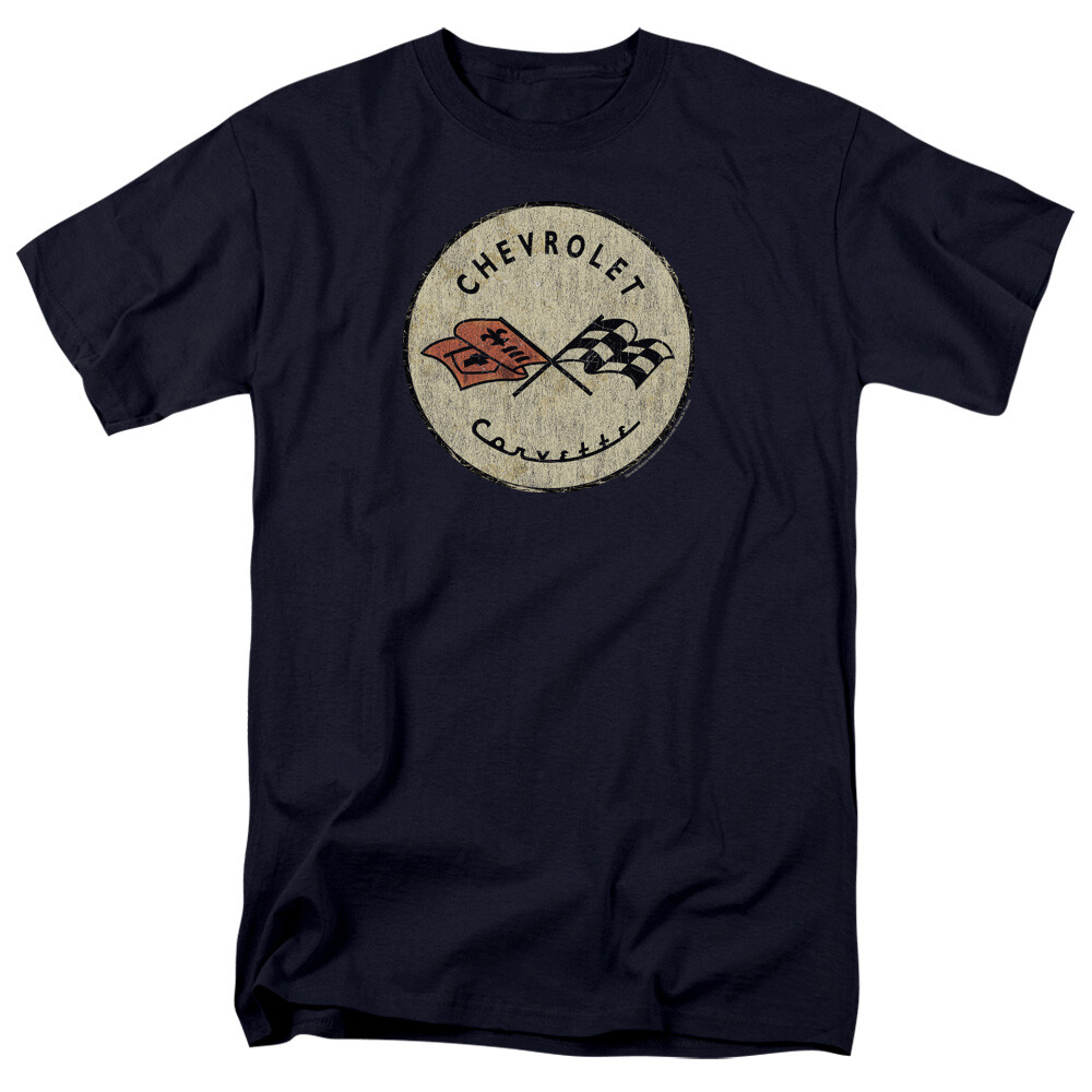 Chevrolet Corvette Old Vette Licensed Adult T-Shirt