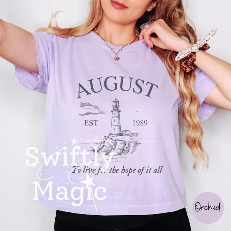 August Comfort Colors Boxy Tee To Live For The Hope Of It All Shirt
