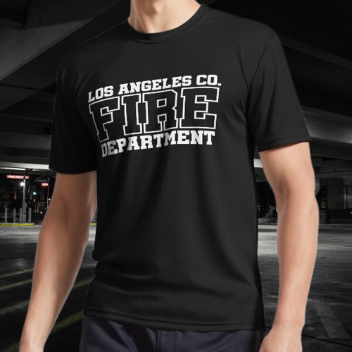 New Los Angeles County Fire Department Logo American T-Shirt Funny S to 5XL