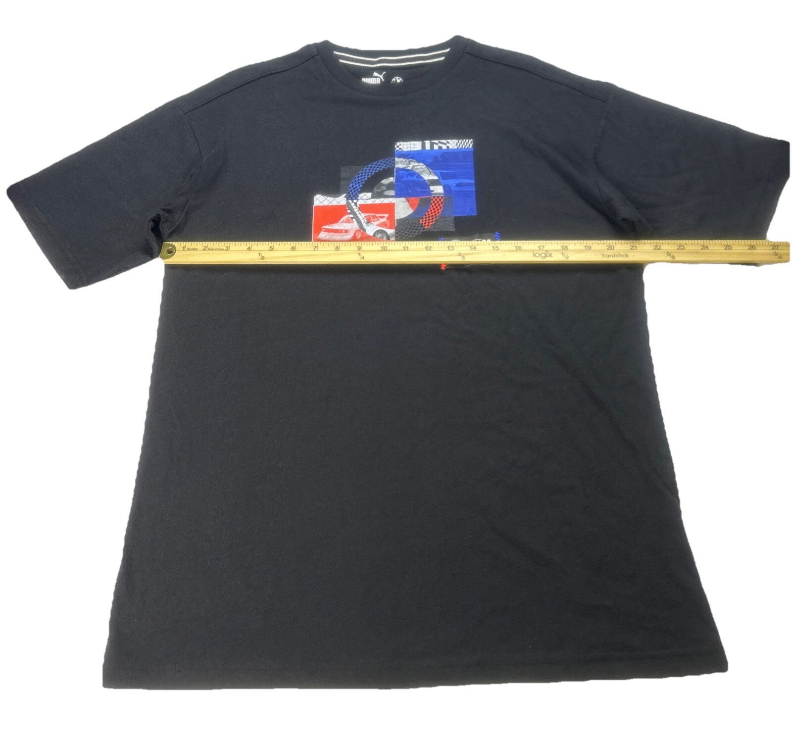 Puma ESS+ BMW Motorsport Logo Tee Black Men’s Size S Standard Fit NWT