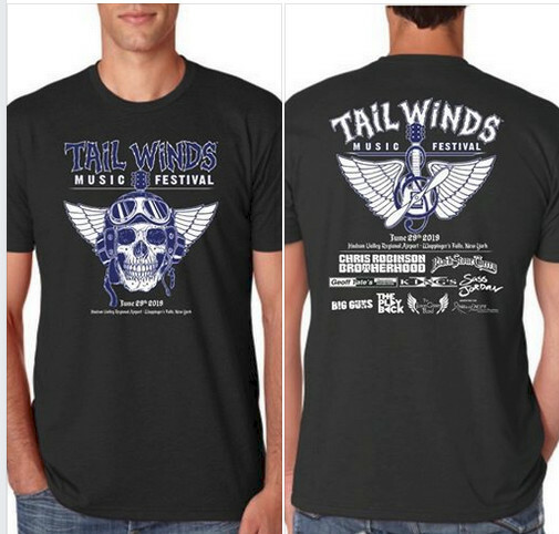 Chris Robinson Brotherhood, Black Stone Cherry, Kings X Concert Festival T Shirt