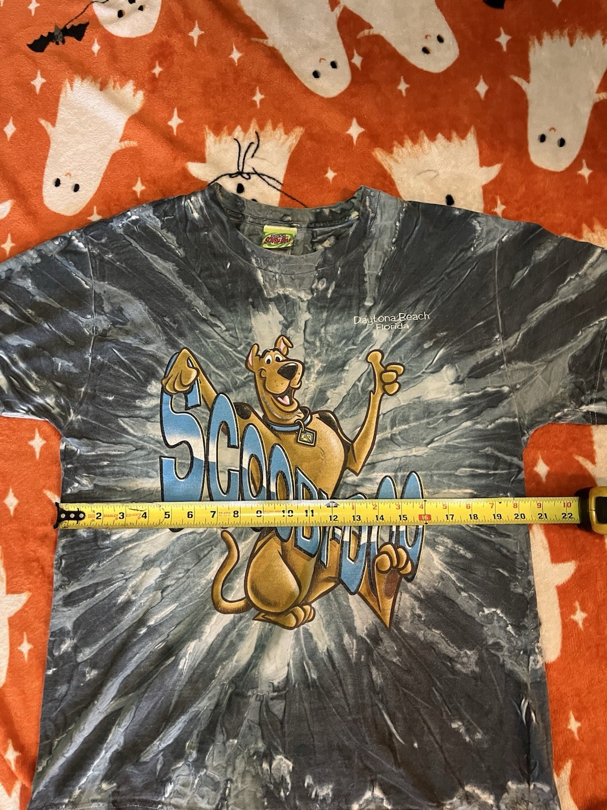 Cartoon Network VintageScooby-Doo Tie-Dye Graphic Logo Crew Neck T-Shirt Men’s L