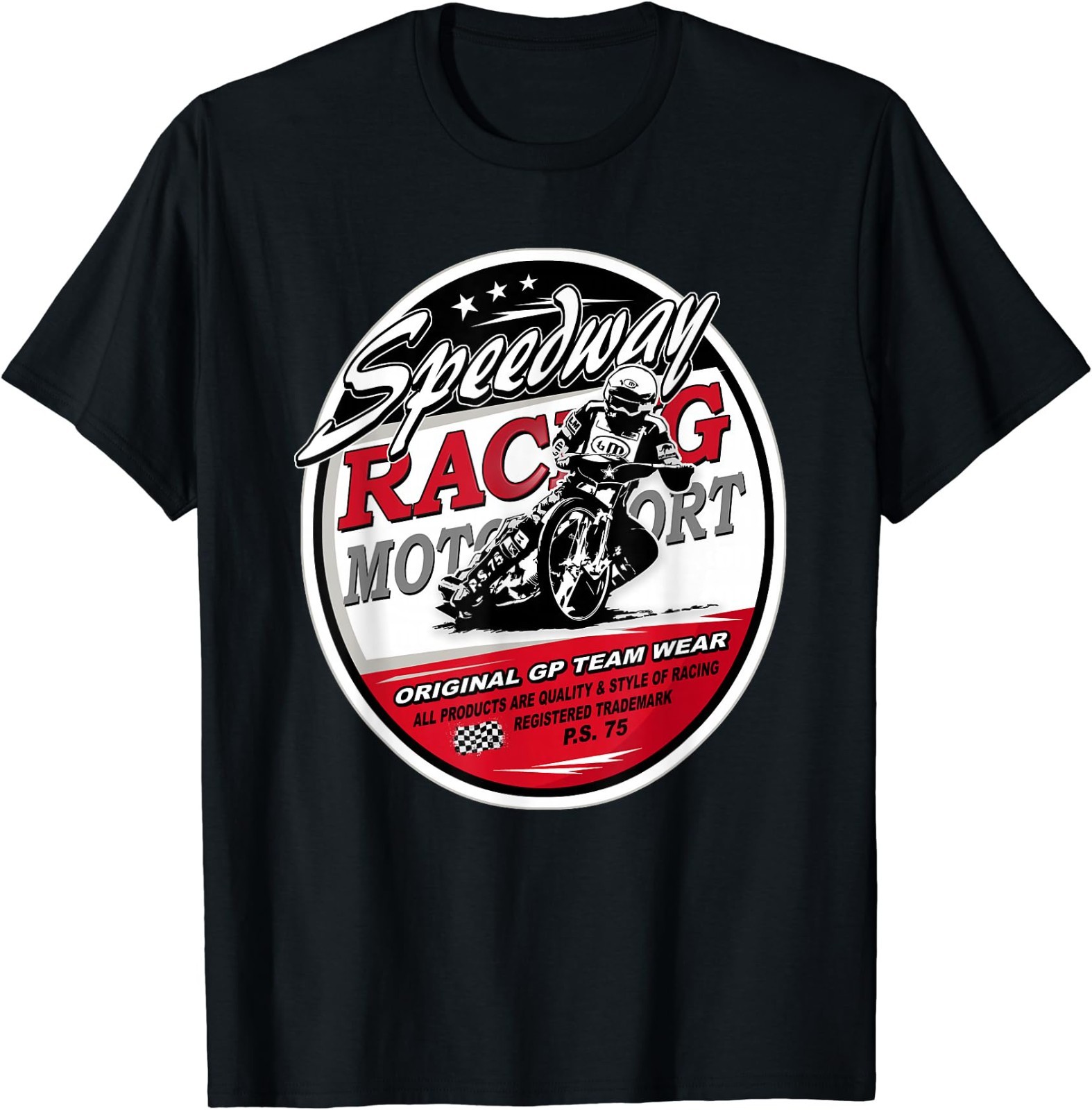 Motorcycle Speedway T-Shirt Flat Track Race T-Shirt