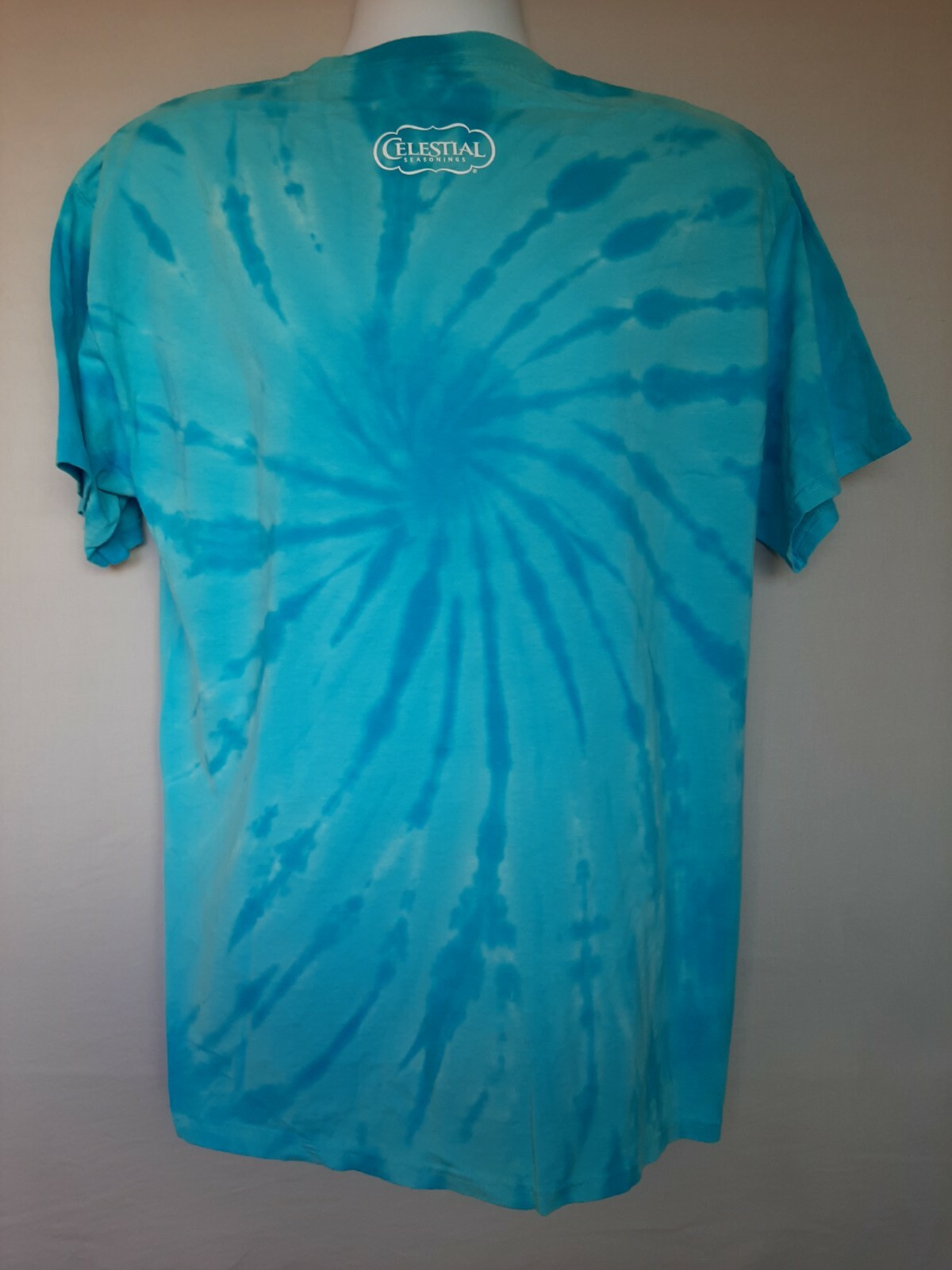CELESTIAL SEASONINGS TEA “Flower Power” Tie-dyed T-Shirt, NEW w/Tags 100% Cotton