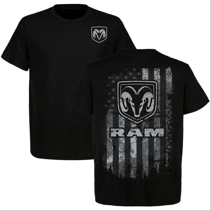 Dodge Ram “American Pride” Graphic T-Shirt, Classic Muscle Car Tee, Great for Ca