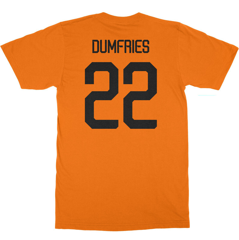 Dumfries 22 Jersey Style Netherlands Soccer Cup Fan Unisex T-Shirt