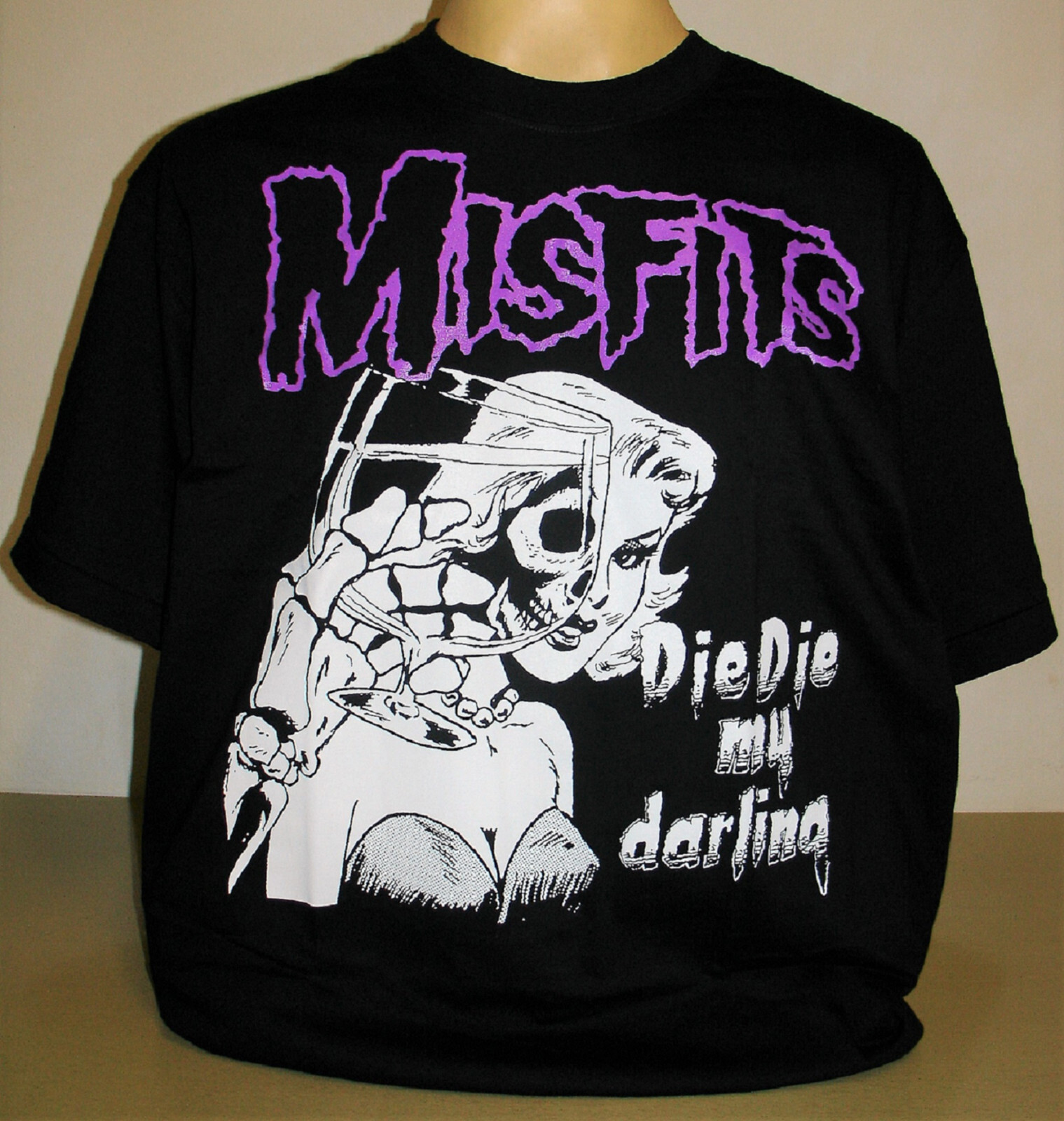 Misfits Die Die My Darling Punk Rock Band T-Shirt Size S M L XL 2XL 3XL XXL XXXL