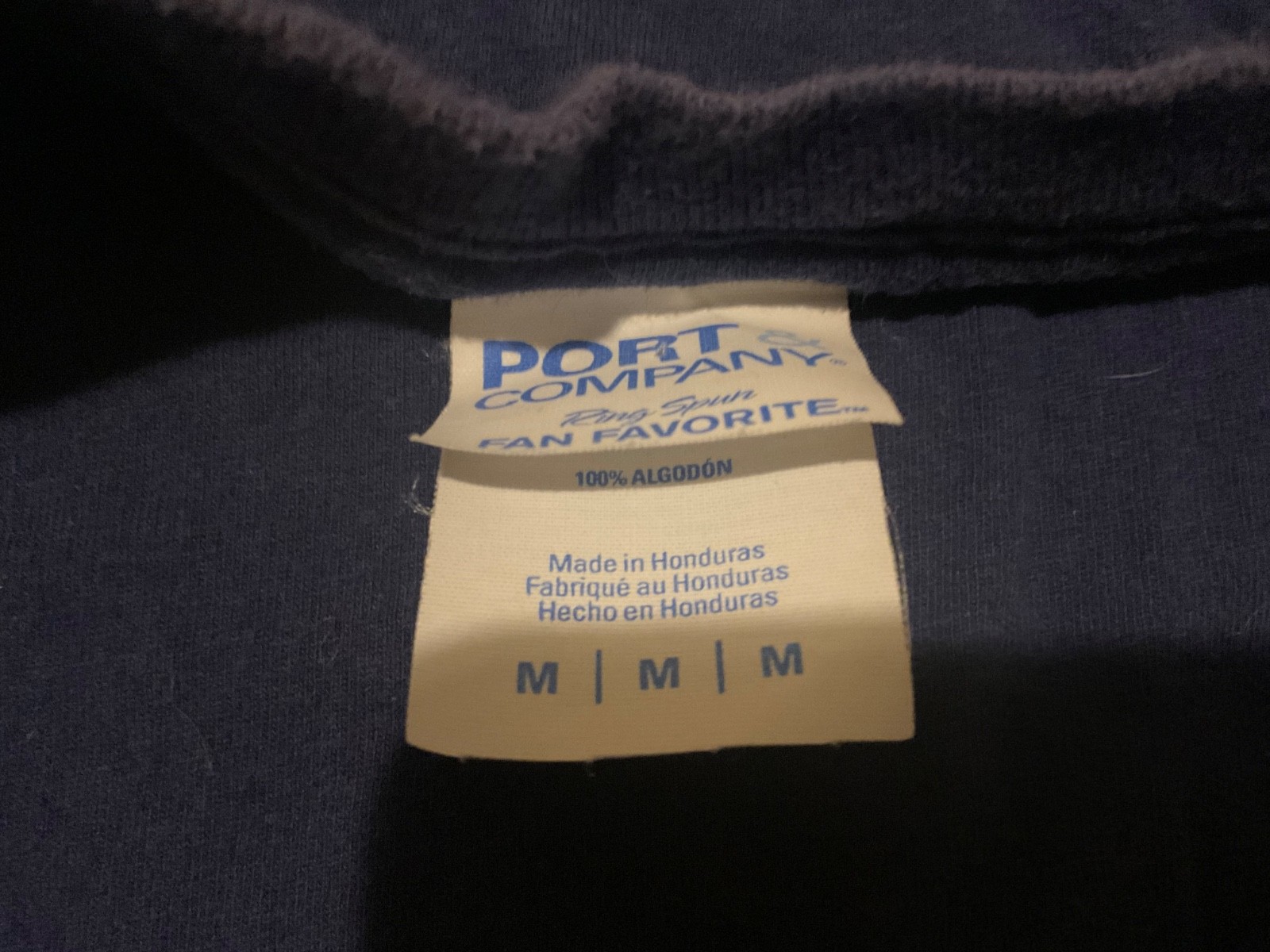 ZEPHYR COMPETITION TEAM GRAPHIC T-SHIRT ( MENS M ) DARK BLUE PREOWNED