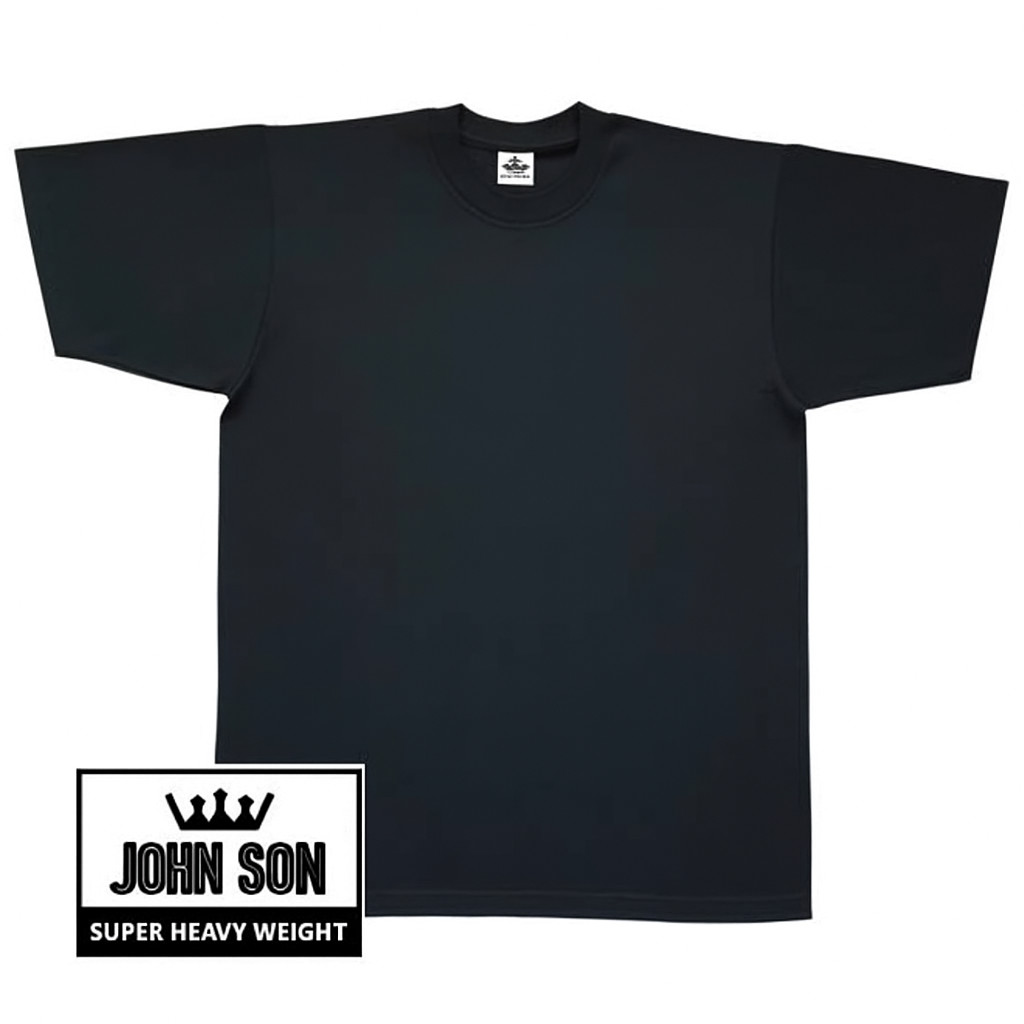 Plain Tall T-shirts Round Neck[JOHN SON]Super Heavy Weight[L~7XL]Big Size Single