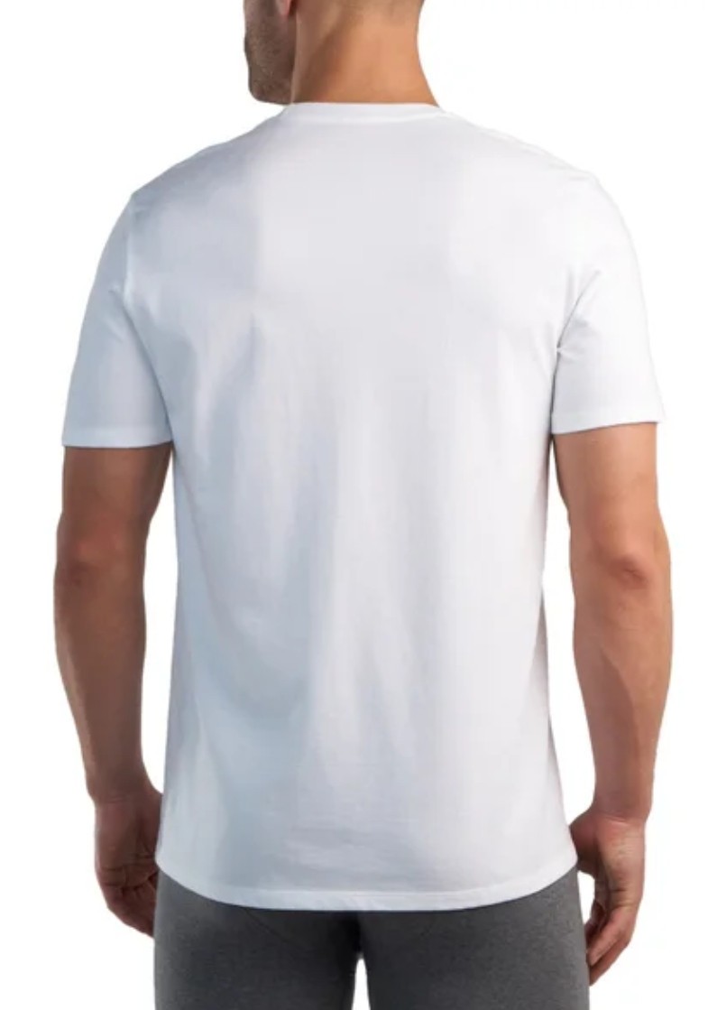 NEW 6 pack of Kirkland T Shirts men’s White Crew Neck 100% Cotton Tees PICK SIZE