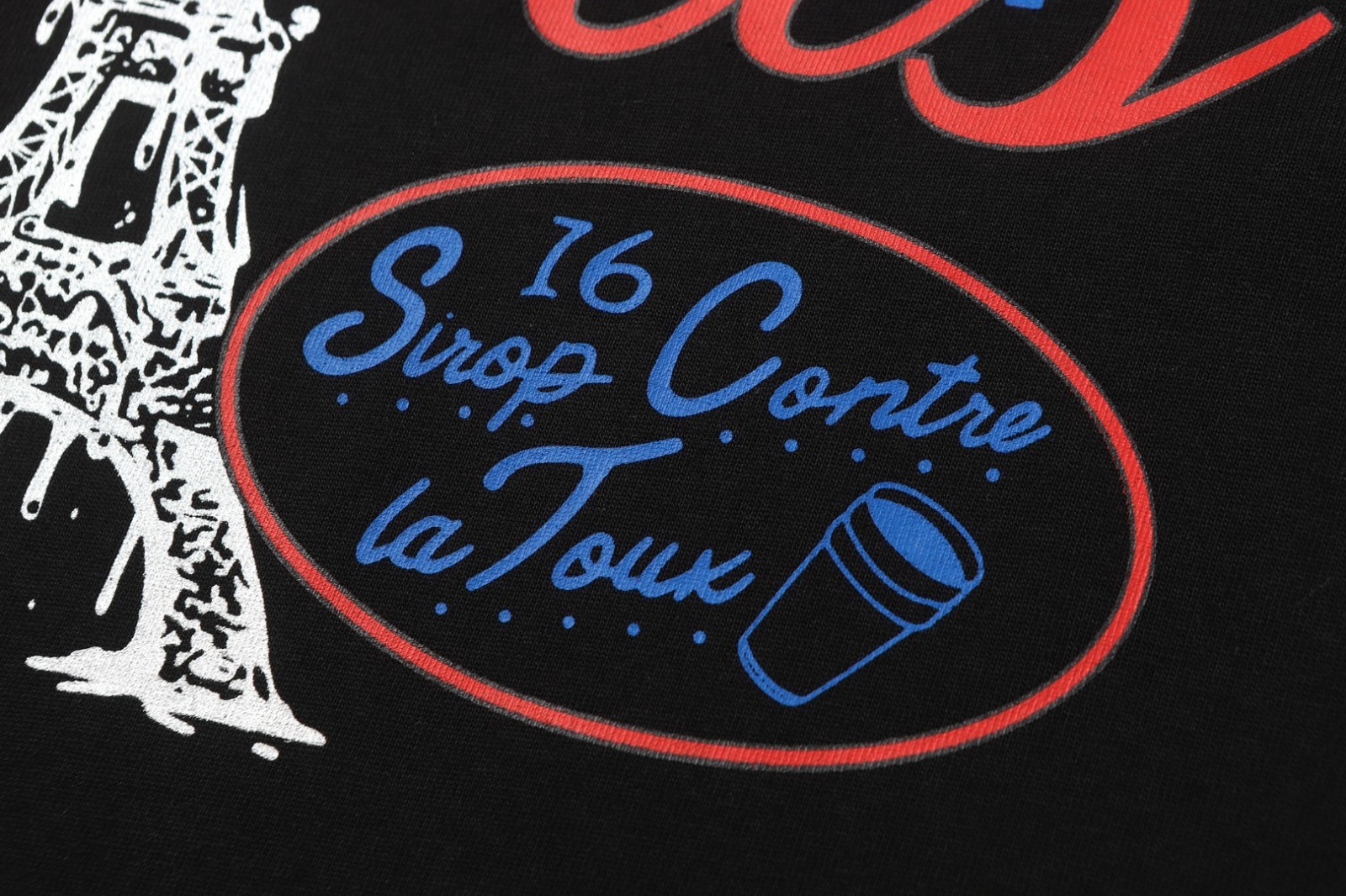 S-M-L-XL THAT’S A AWFUL LOT OF COUGH SYRUP T-shirt White / Black