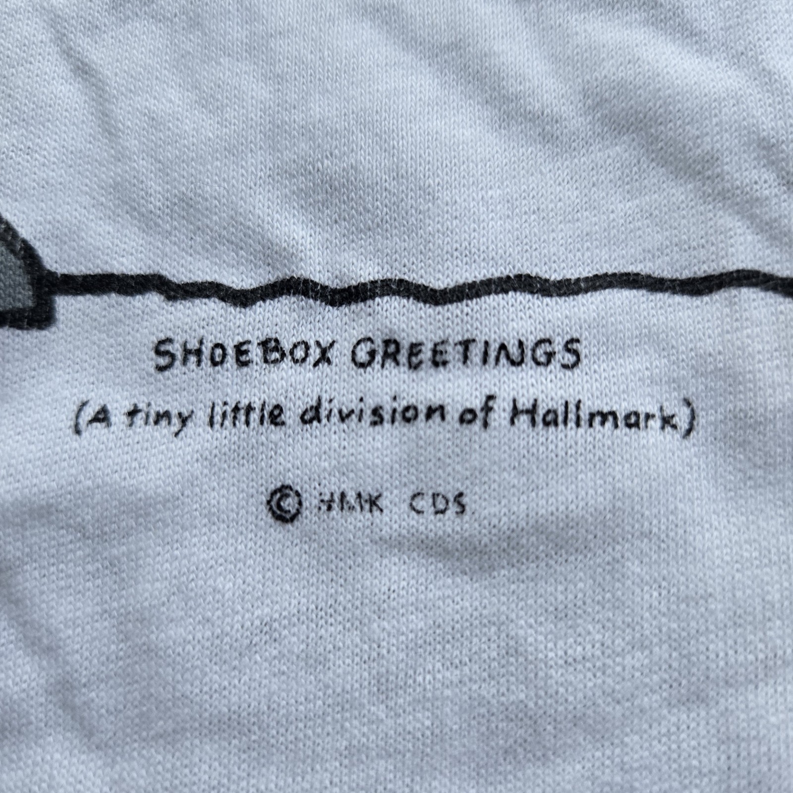 Vintage 90s Hallmark Shoe Box Woman Weight Of The World Funny Art T-shirt M / L
