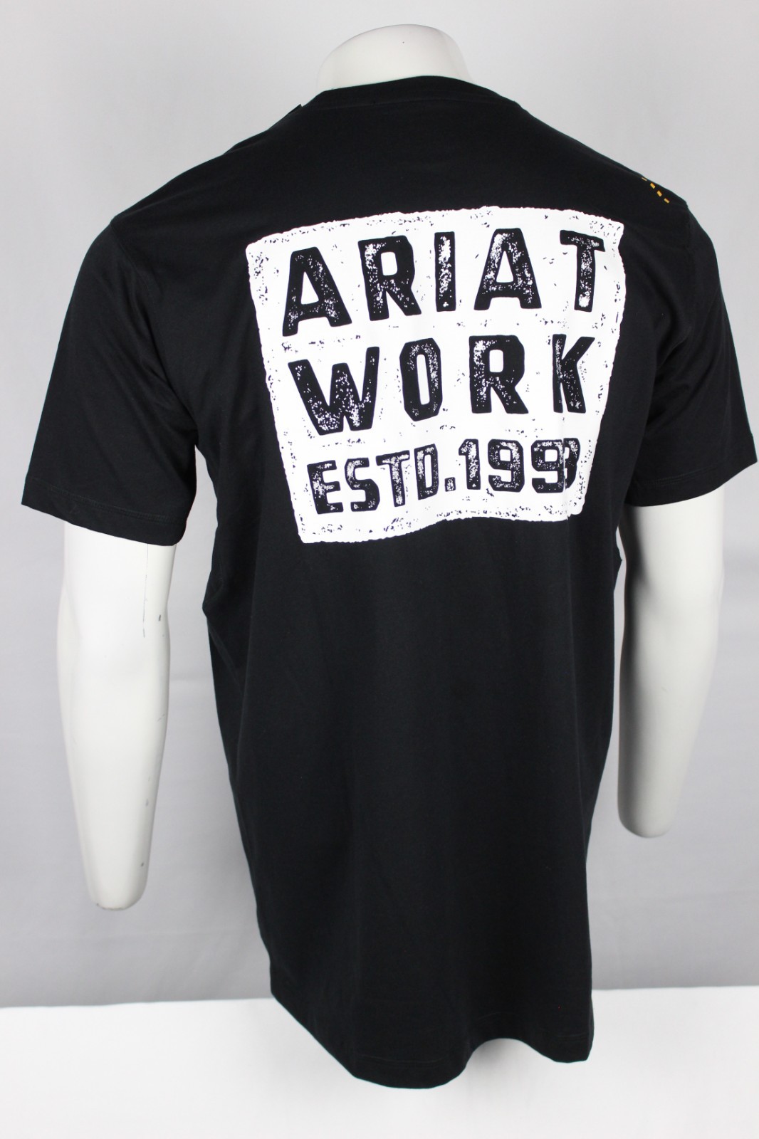 Ariat Men’s Rebar Workman Brickyard T Shirt Short Sleeve Black 10054430