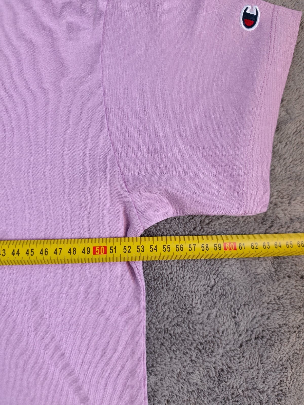 Champion T-shirt L Pink Antique T-shirt Big Logo Spellout Embroidered Shirt