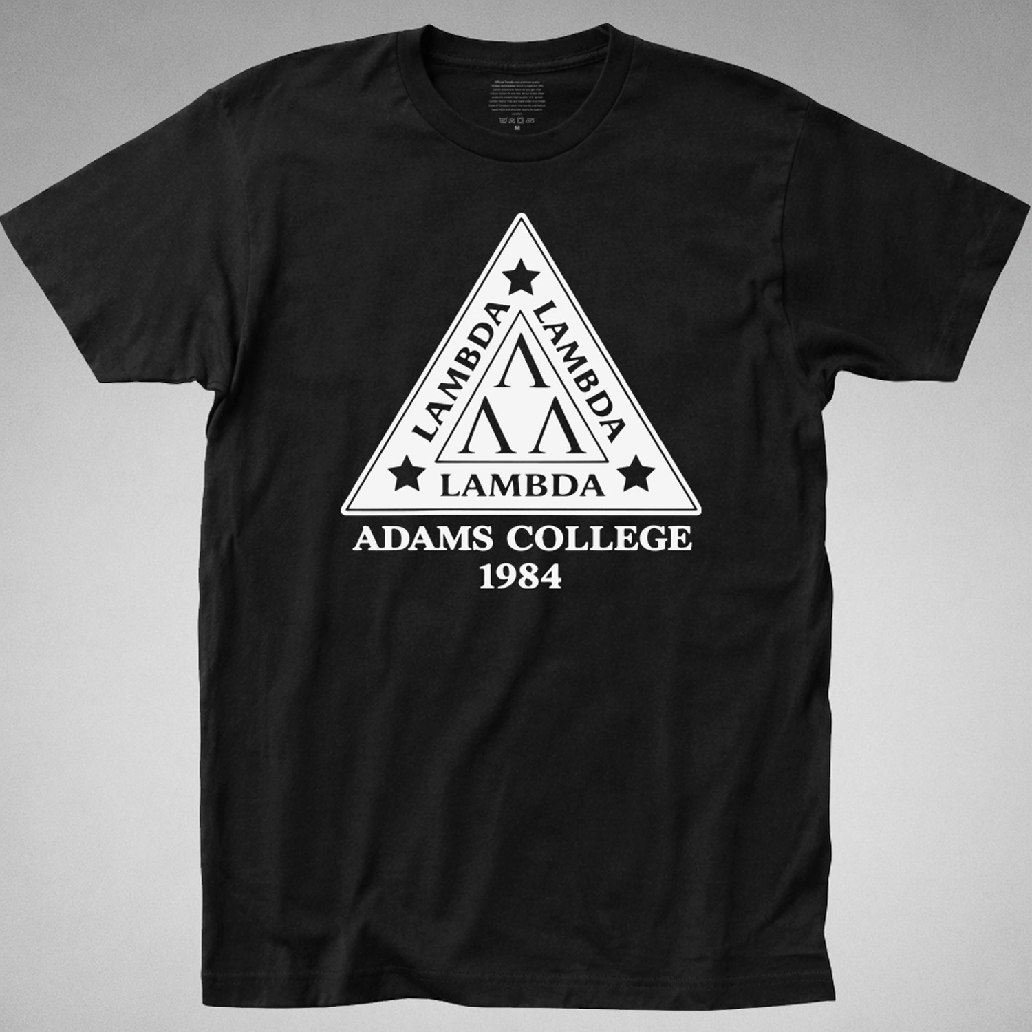 Tri Lambda T-SHIRT tee 80s Revenge of the Nerds booger Fraternity college 1984