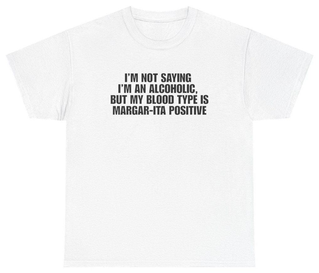 Margarita Blood Type Funny Drinking Tee | Unethical Threads