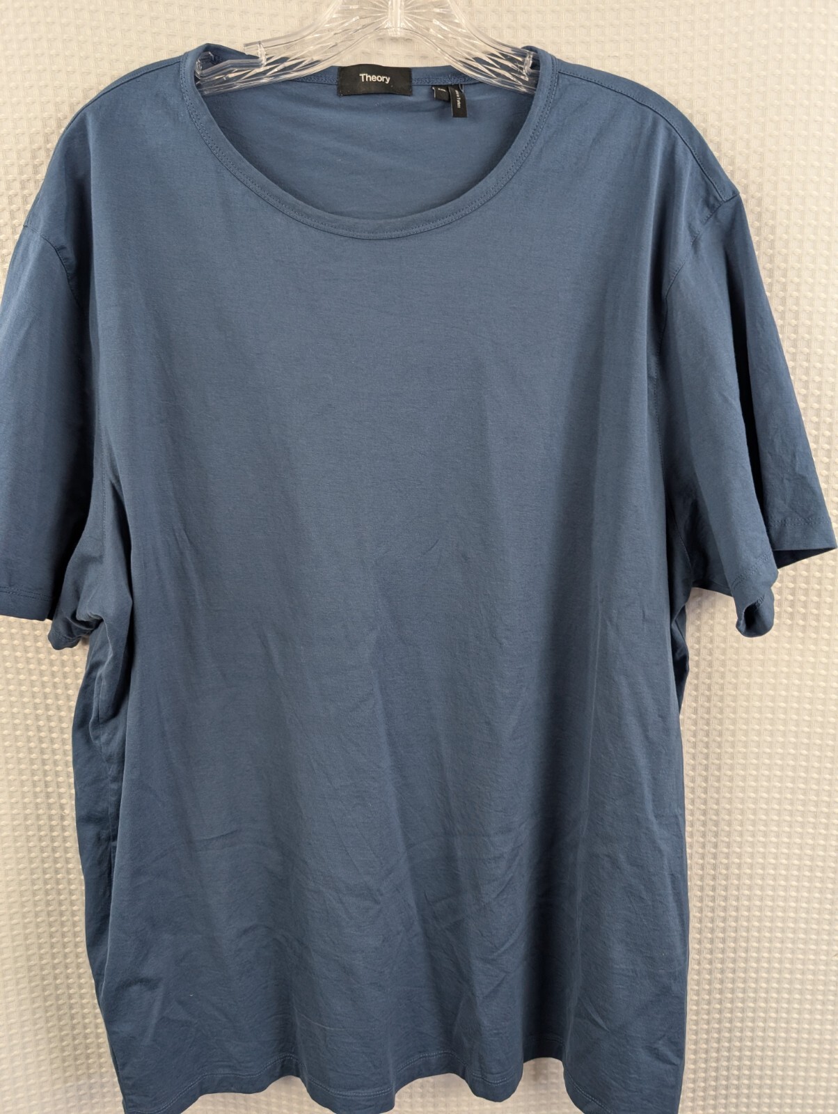 Theory Precise Tee Men’s Cotton T-Shirt Size 2X Dark Slate Blue NWOT
