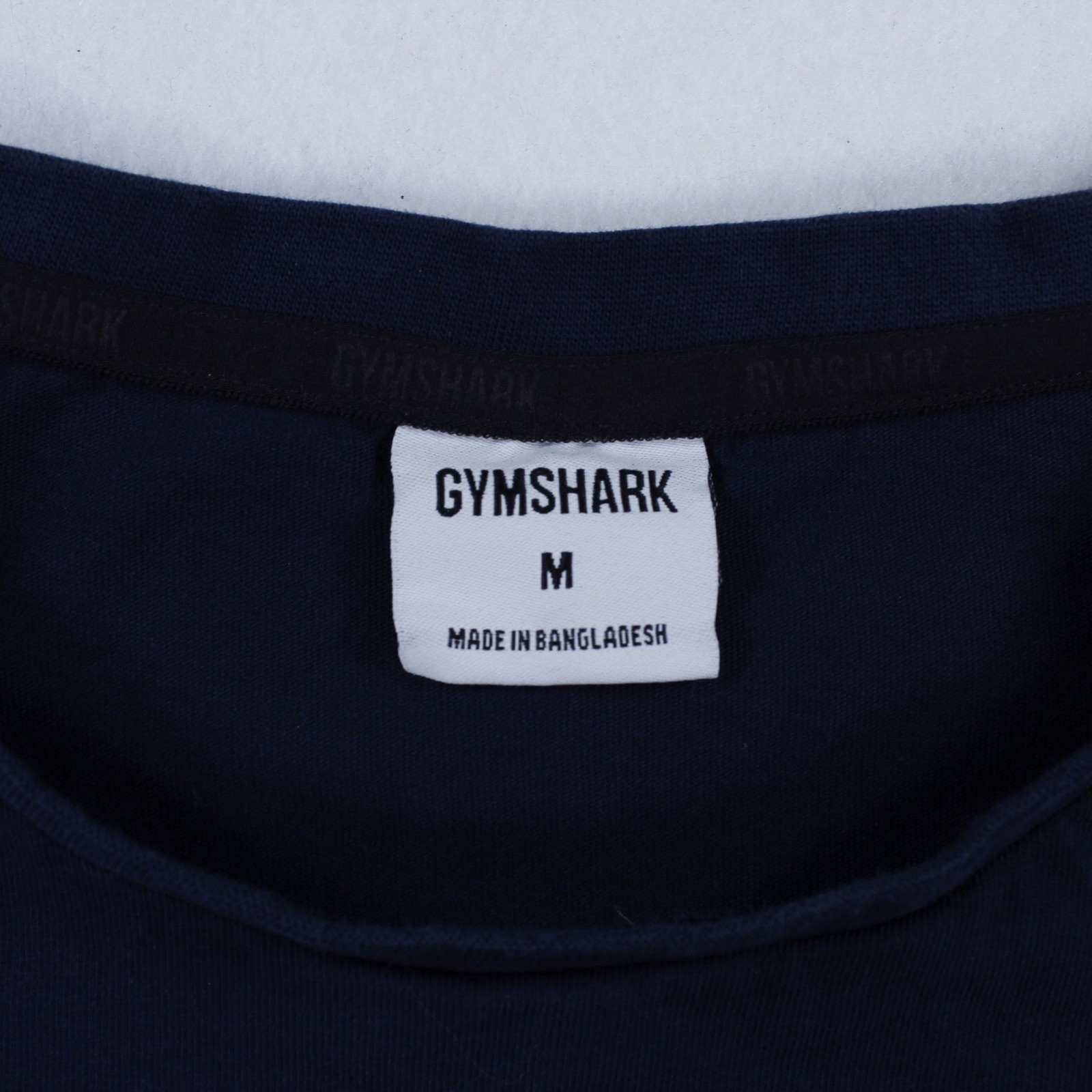 Gymshark Men’s Navy Blue Essential T-Shirt – Size M – 100% Cotton