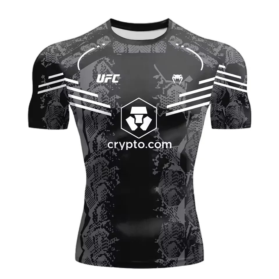 Men’s UFC Boxing Fight T-Shirt Summer Casual Quick Dry Breathable & Fashionable
