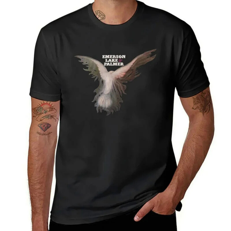 Emerson Lake & Palmer Classic ’70s Album T-Shirt quick drying boys whites cute