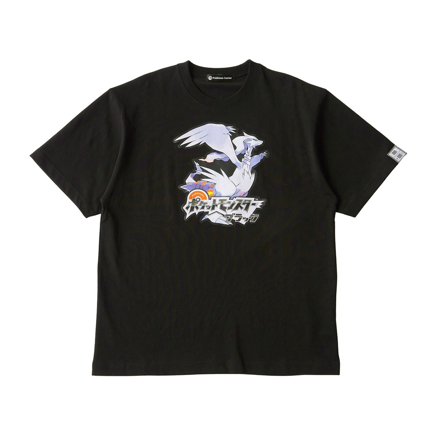 Pokemon Center T-Shirt & Pouch Set Black Version DS Official Japan M/L NEW PSL