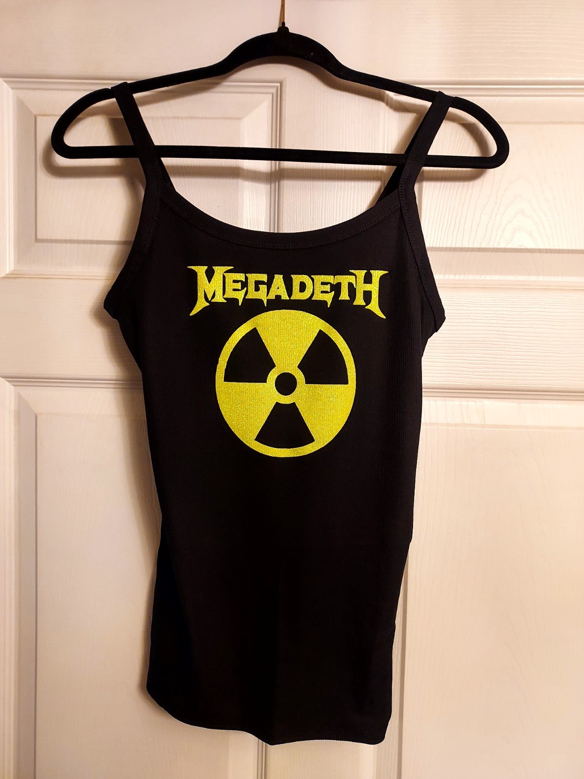 Megadeth Nuclear tank top Glitter Vinyl Megadeth crop Top Megadeth Shirt