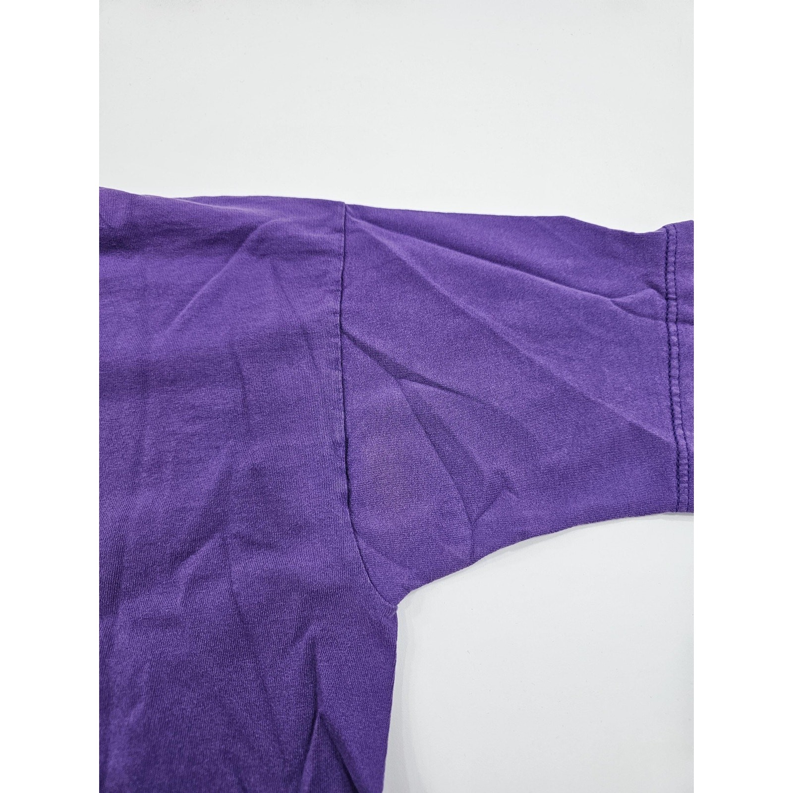 90s Packers Suck! T-Shirt Funny Double Sided Graphic Purple Sz L
