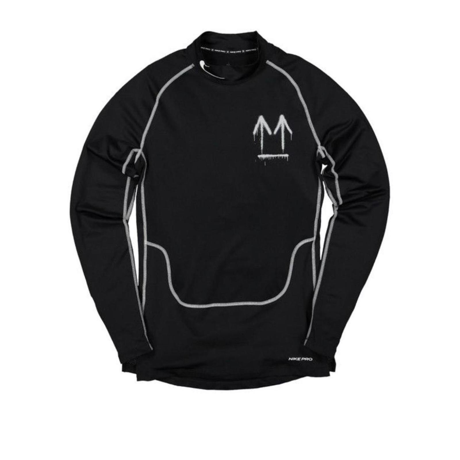 2020 Nike x Off-White Pro Long-Sleeve T-Shirt ‘Black’