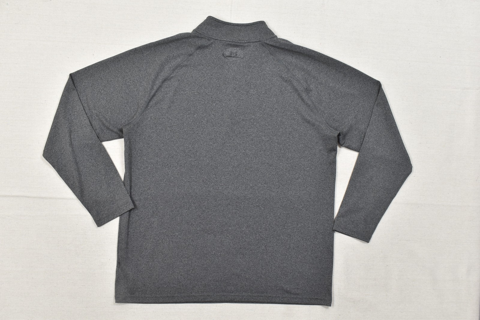 Under Armour Heatgear 1/4 Zip Pullover Shirt Men’s L Gray Loose Fit Long Sleeve