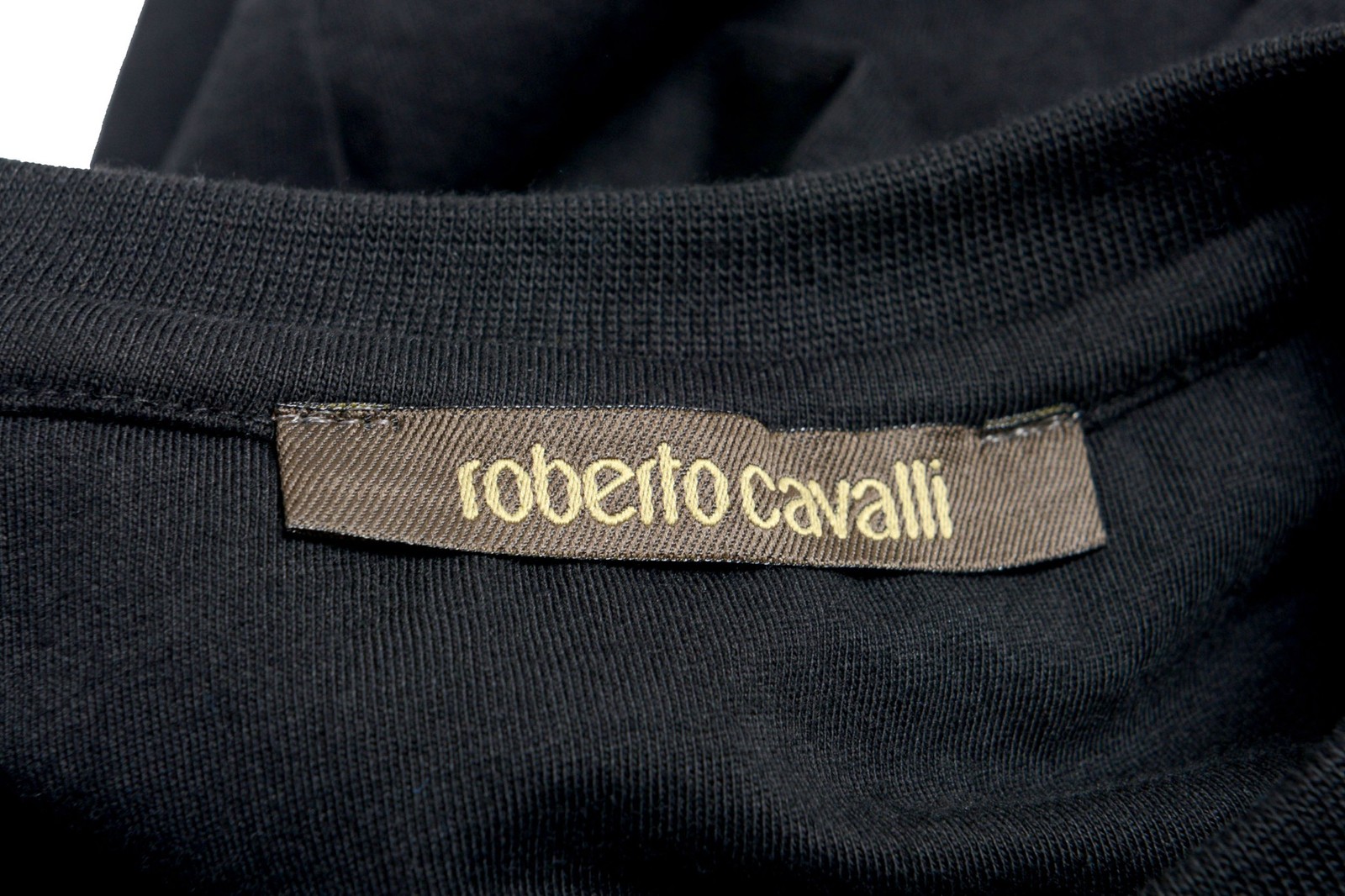 Roberto Cavalli Men’s Black Graphic Crewneck T-Shirt Size S M L XL 2XL