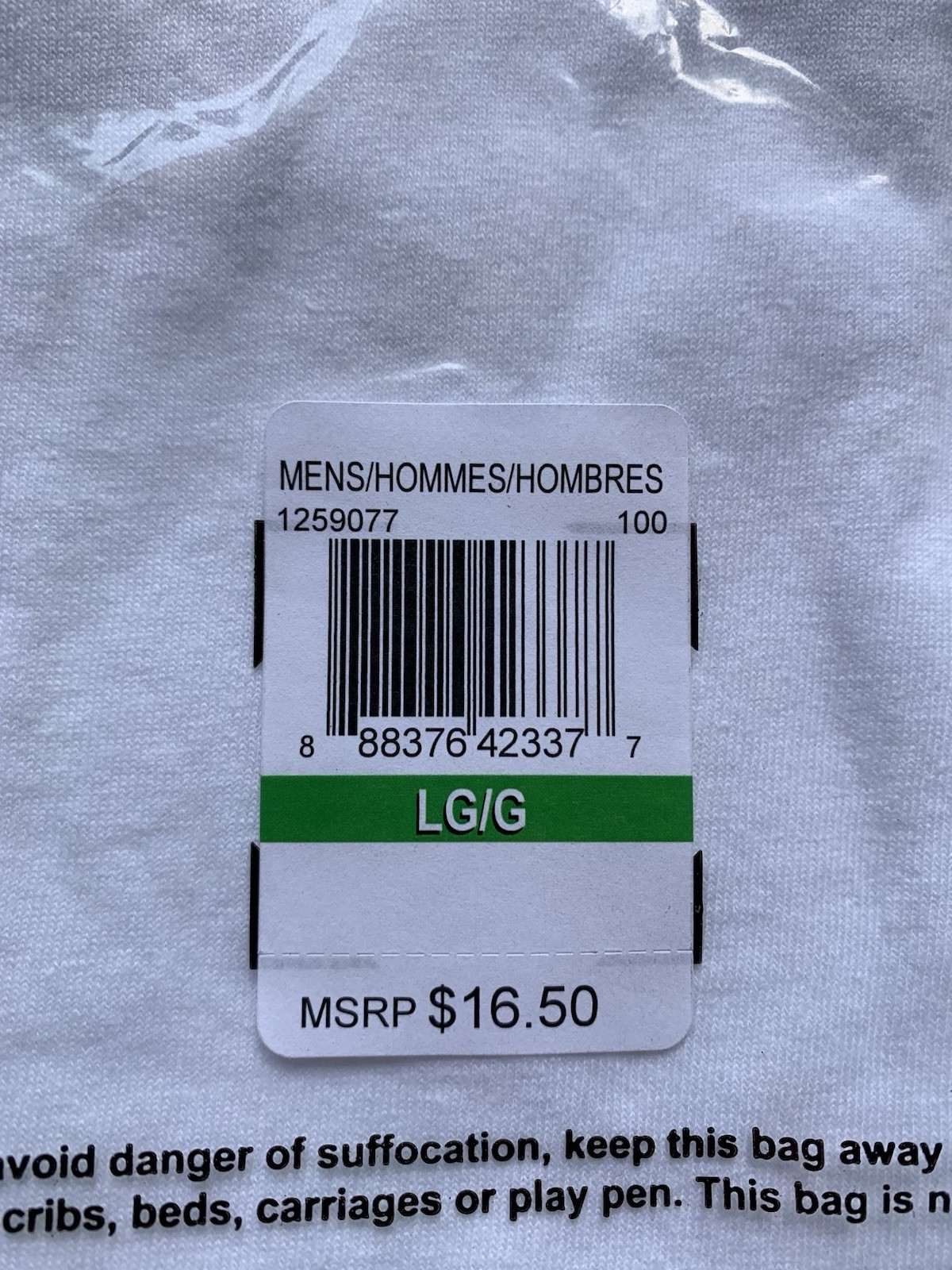 FACTORY SEALED Men’s Under Armour Loose Fit “I WILL” Shirt 1259077 – WHITE Sz LG