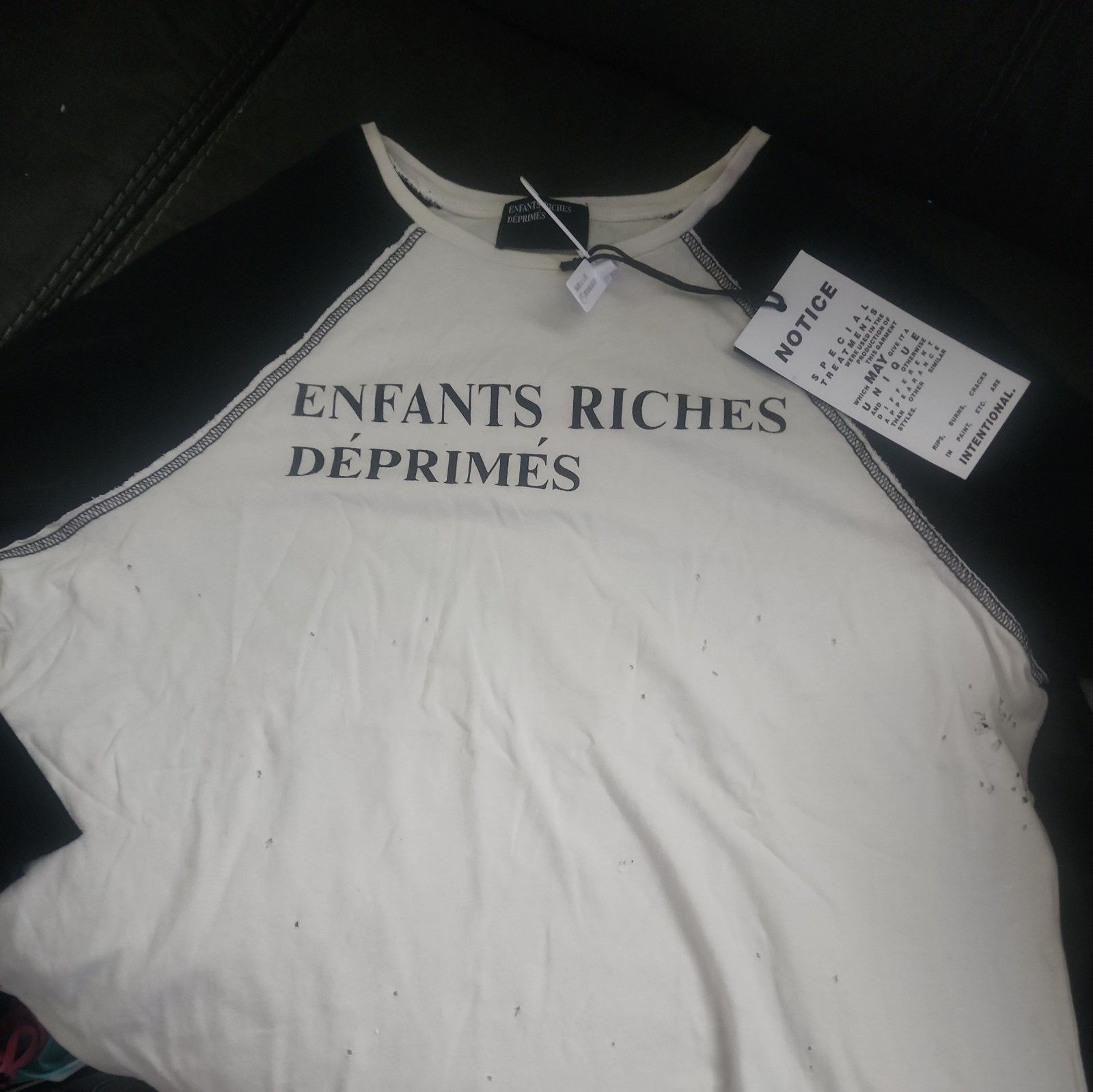 Enfants Riches CLASSIC LONG SLEEVE T-SHIRT WITH LOGO NWT SZ Small