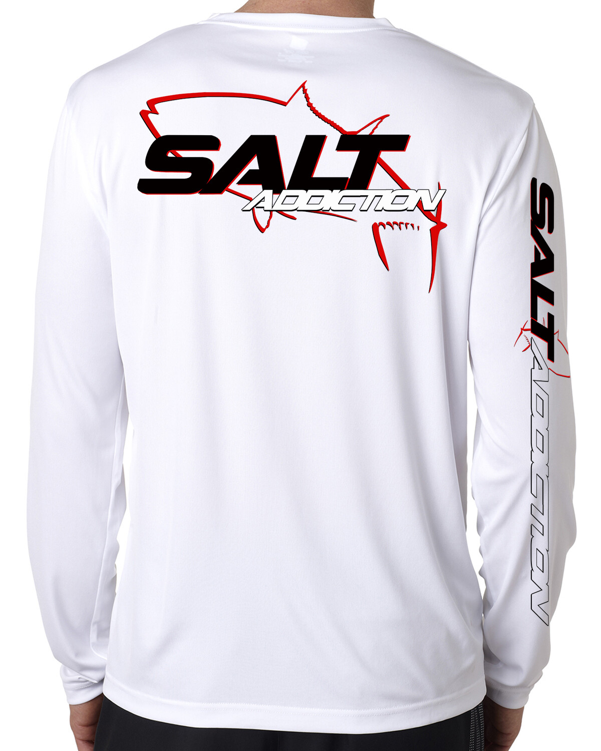 Salt Addiction t shirt long sleeve microfiber saltwater fishing moisture wicking