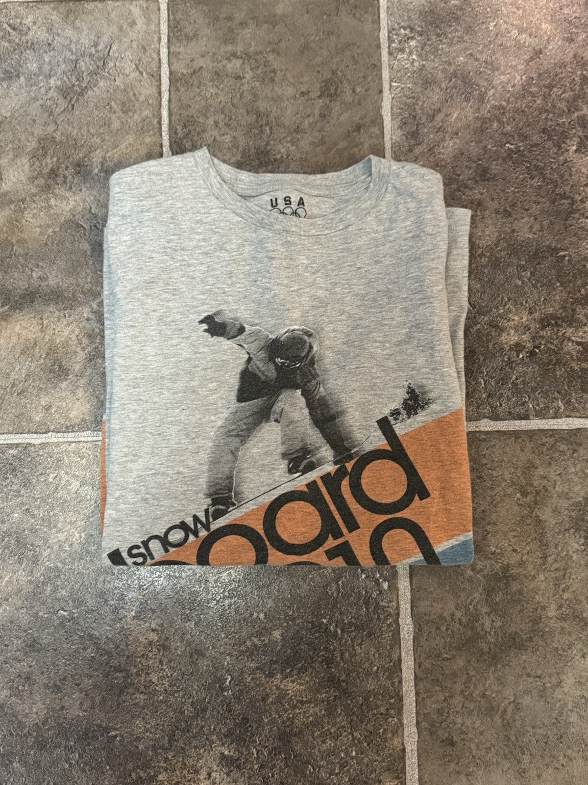 2010 SNOW BOARD – Vancouver OLYMPICS USA (Large) T-Shirt