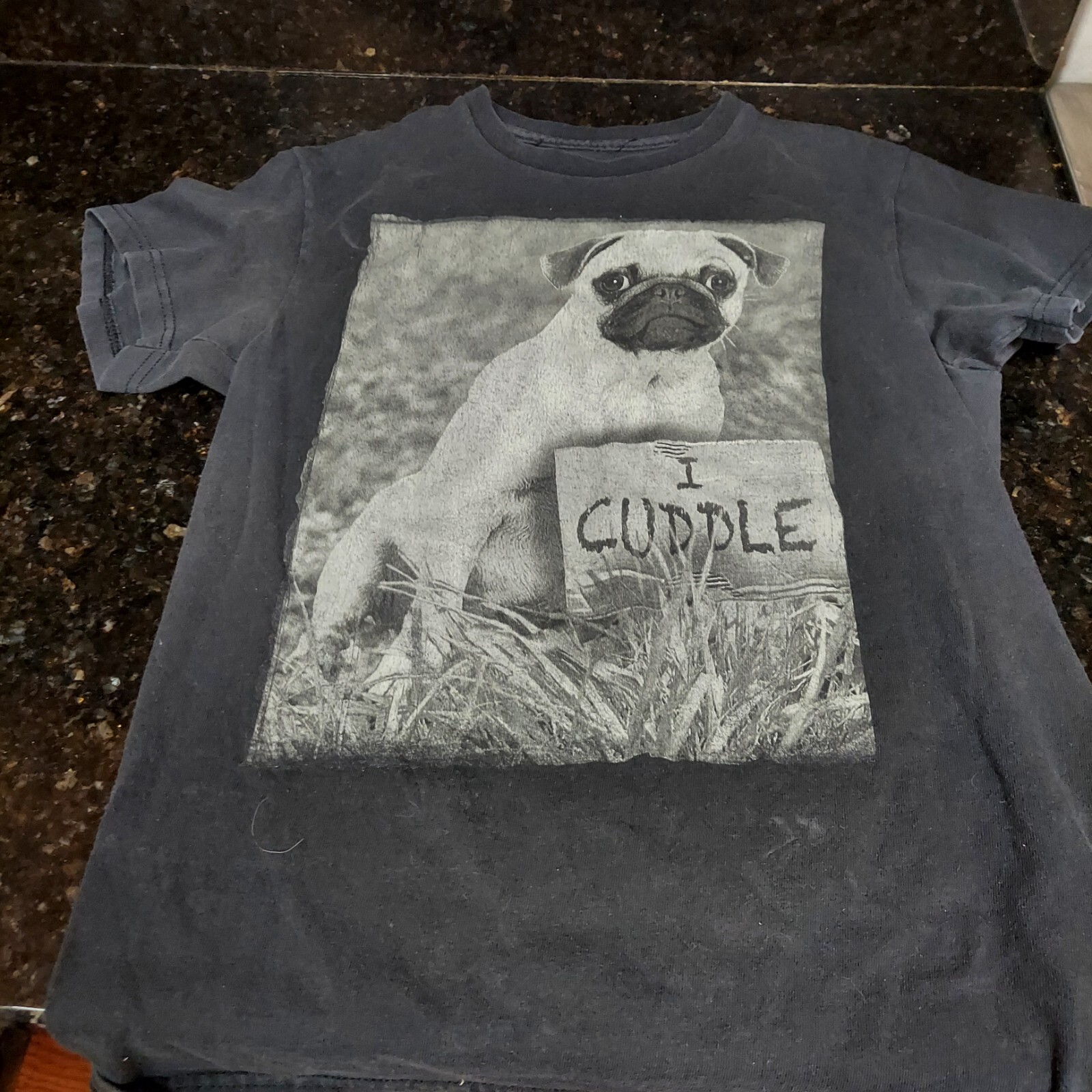 I Cuddle Pug Graphic Unisex Tee