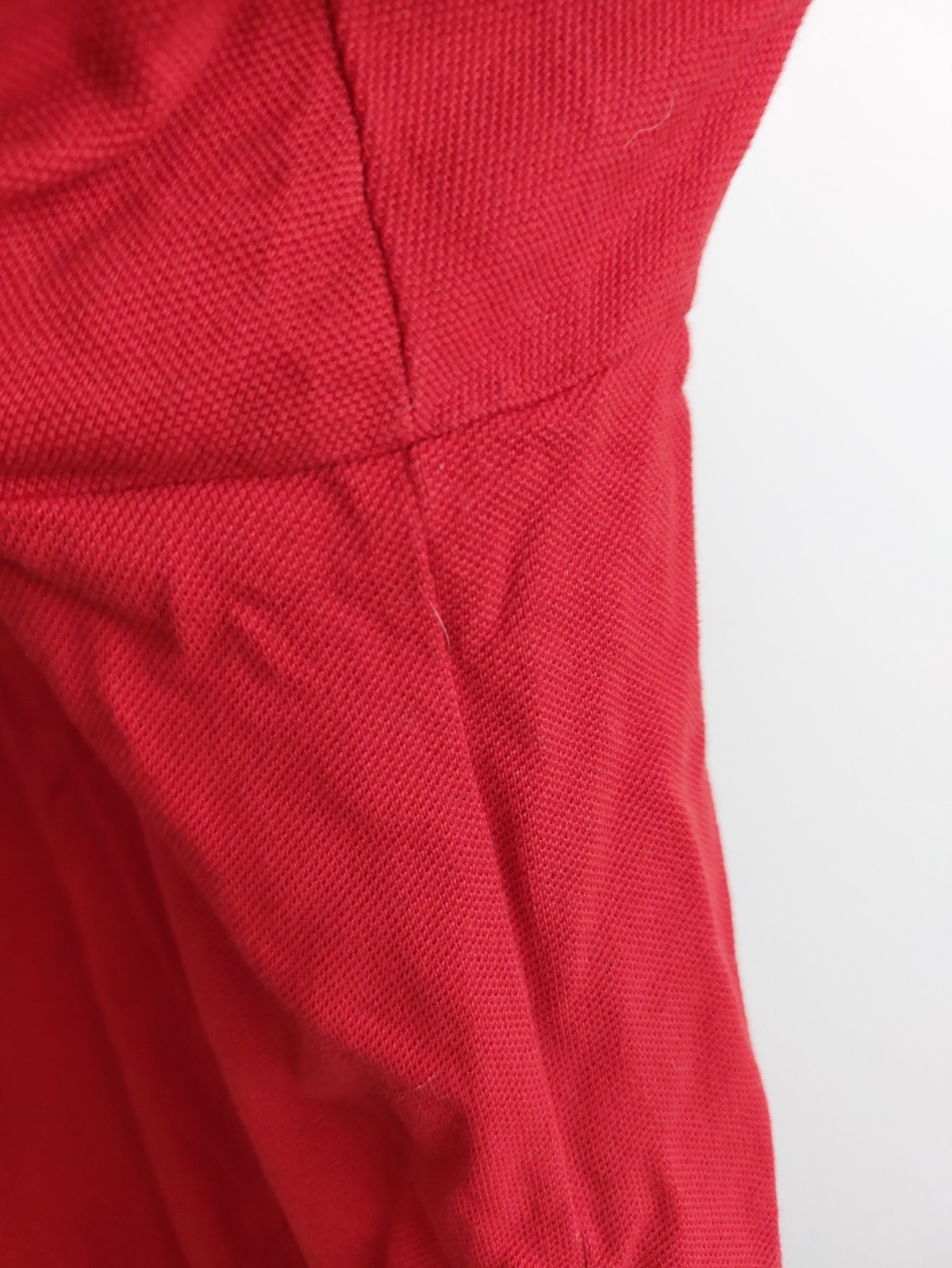 LACOSTE 5XL (SIZE 10) RED POLO SHIRT USED VERY GOOD CONDITION