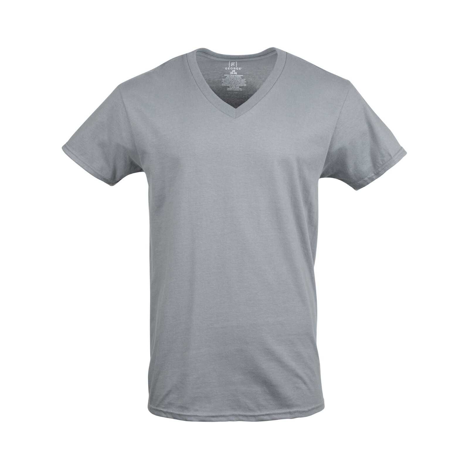6-Pack, Assorted V-Neck T-Shirts, Antimicrobial, Long Length, Tag Free, S New ✔️
