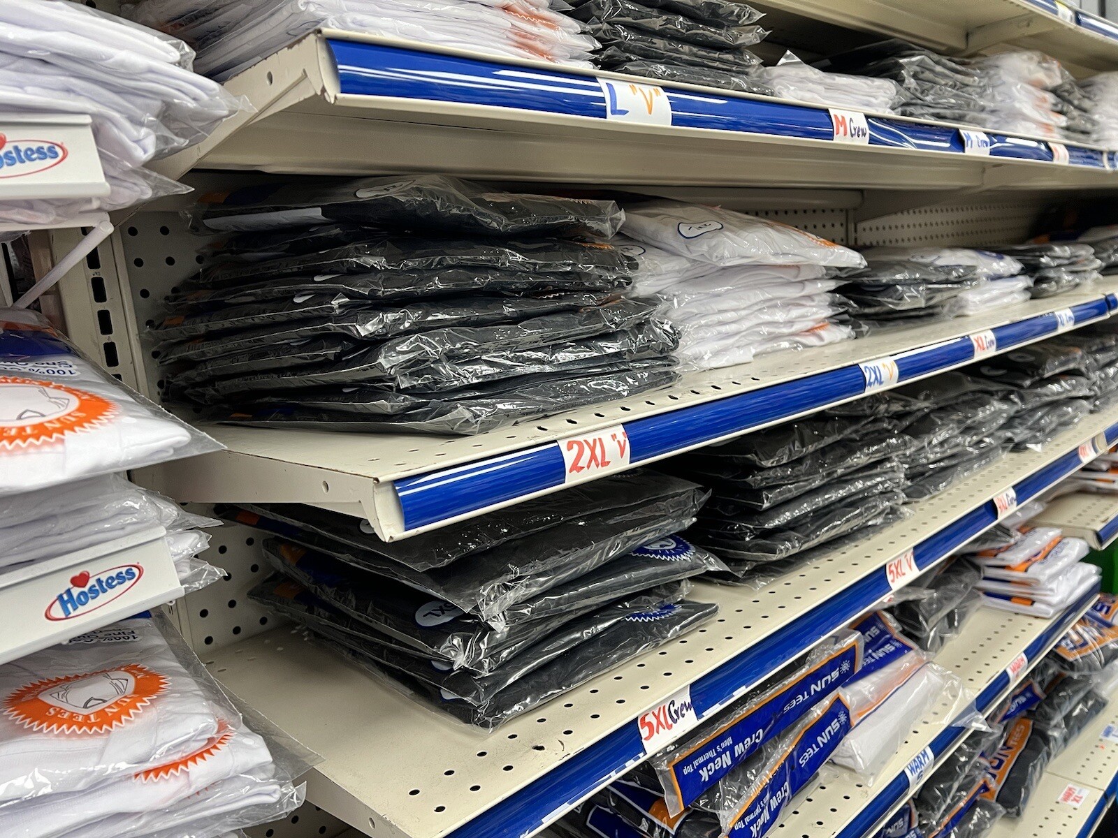 Sun Tees 100% Cotton Short Sleeve T Shirt Crew & V Neck (Black & White) S To 6XL