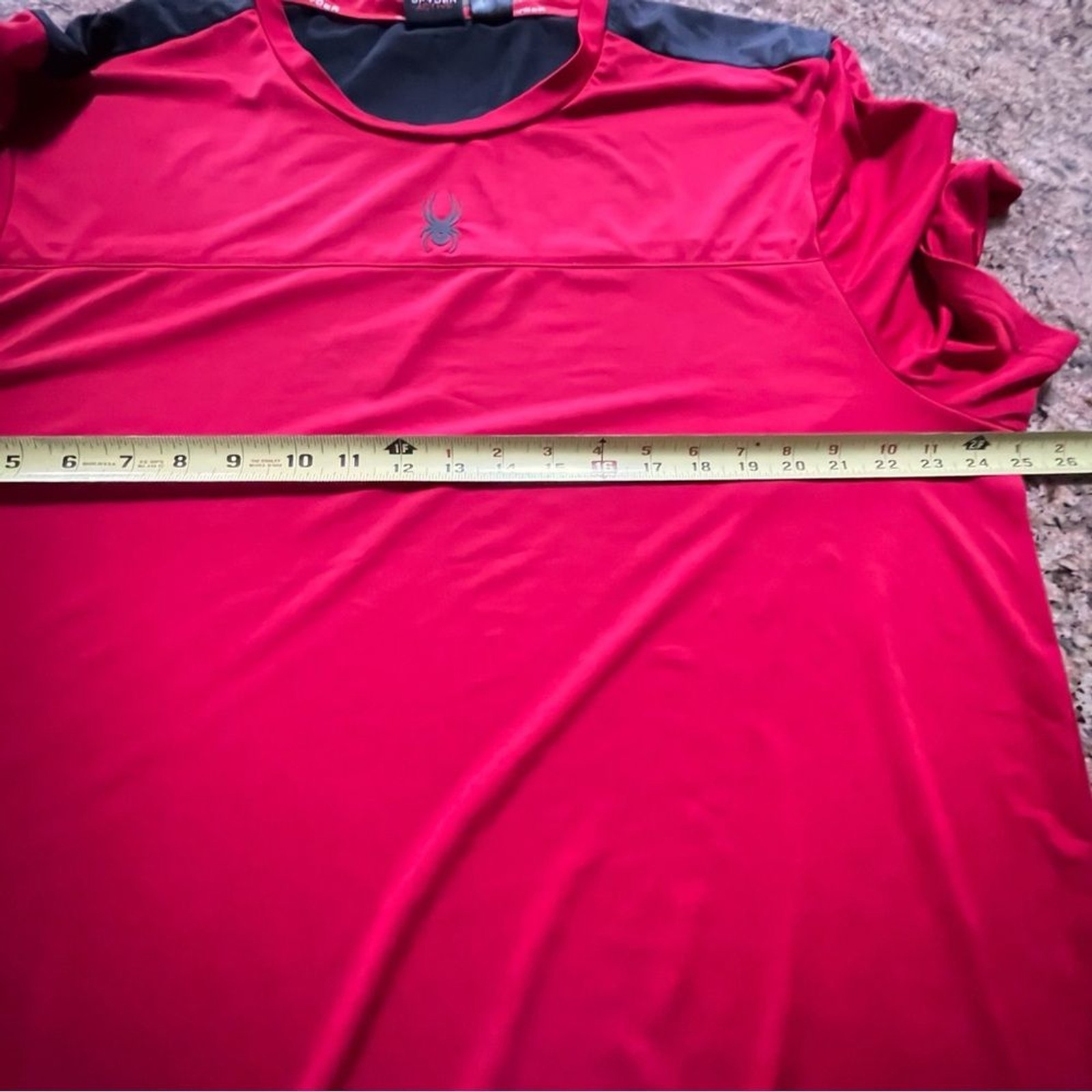 Spyder Active Men’s XXL Red Athletic T-Shirt Breathable Quick Dry Stretch